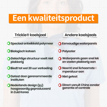 Trickie® koelsjaal marine blue