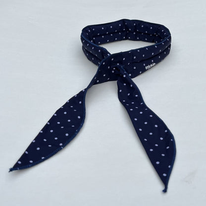 Trickie® koelsjaal polkadot blue